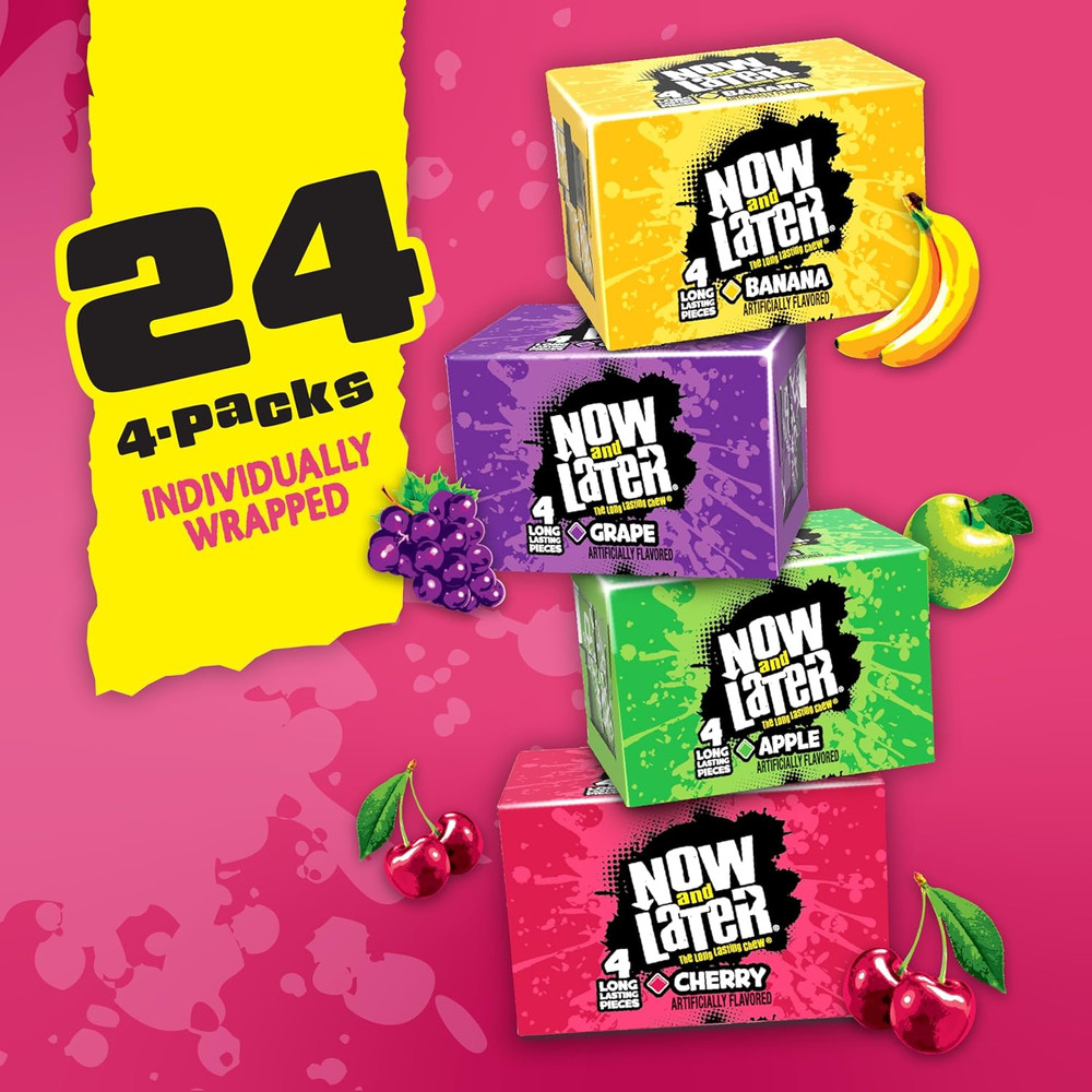 Candy Original Mix Chewy Fruity 24 Count Pack