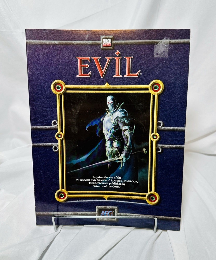 AEG D20 System Evil Sourcebook Dungeons And Dragons Pre-Owned