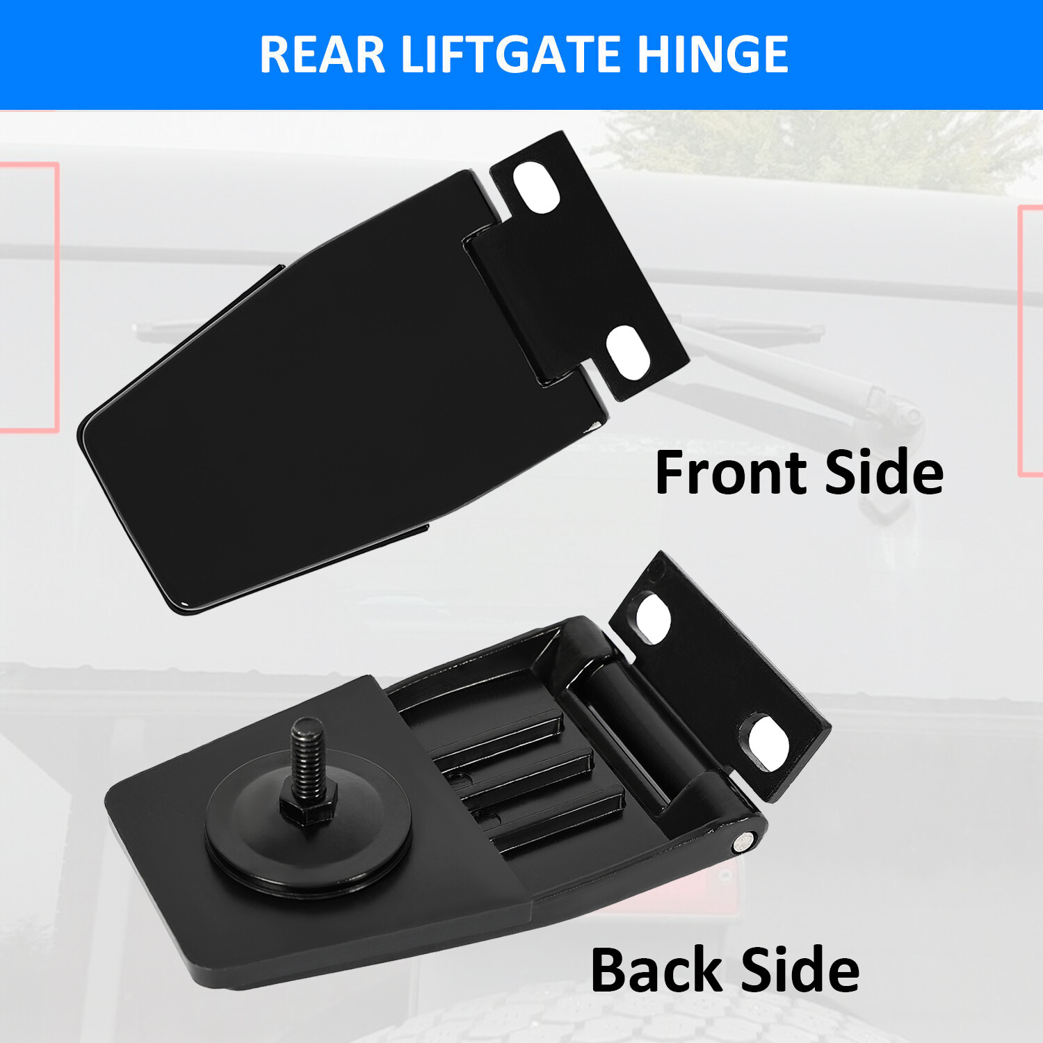 Hardtop Liftgate Glass Hinges Stainless for Jeep Wrangler YJ TJ 87-06 50516