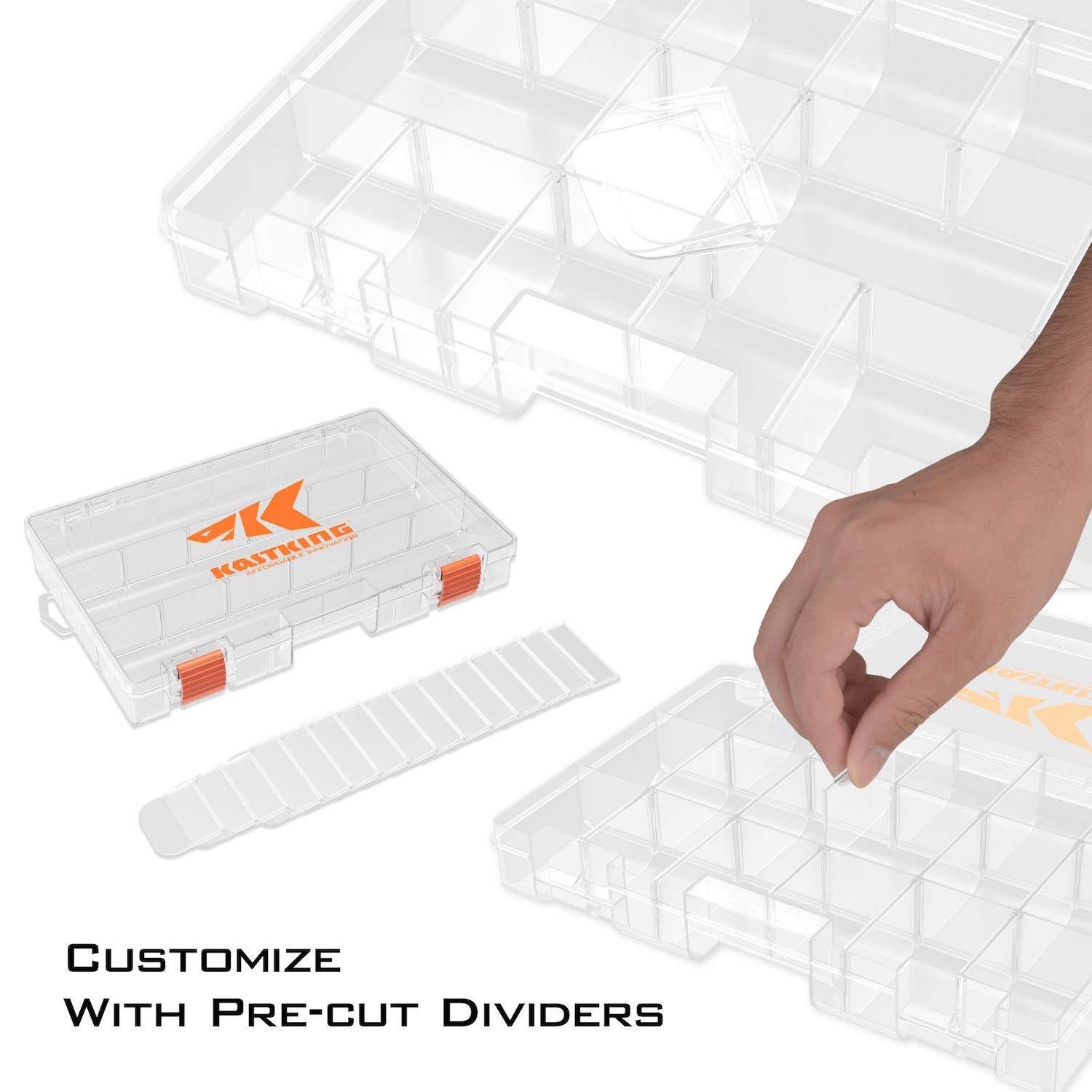 KastKing Tackle Box 2/4 Packs Utility Tray Plastic 3600 & 3700 Tackle Storage US