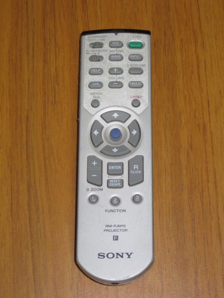 Sony Projector Remote Control RM-PJM15 w/ Integrated Laser Pointer
