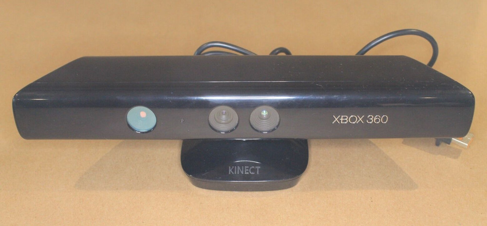 Genuine Microsoft Xbox 360 Kinect Connect Black Sensor Bar Model #1414 Tested