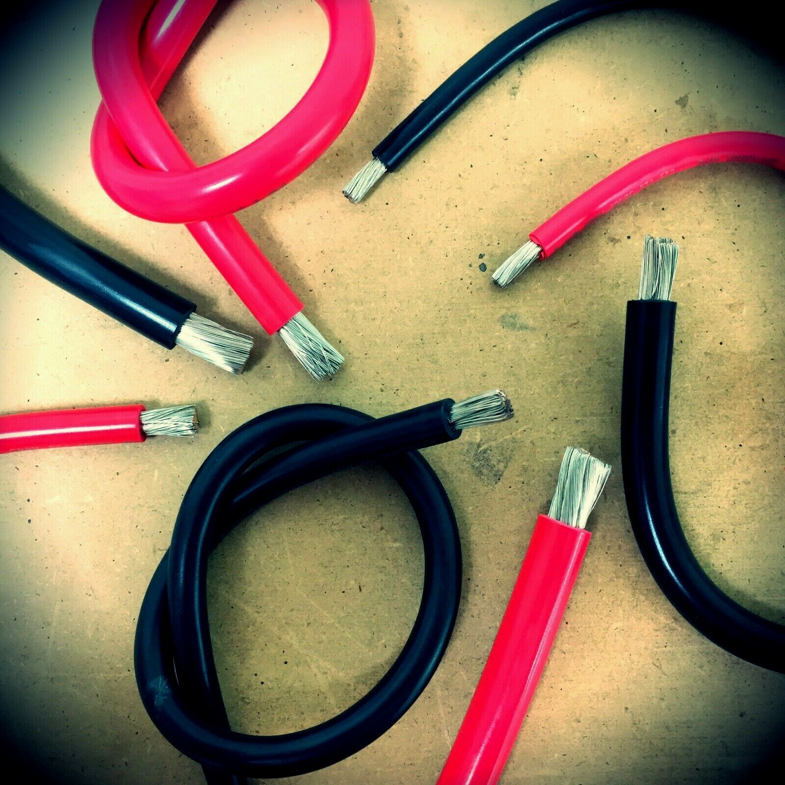 Battery Cable Marine Grade Tinned Copper 8,6,4,2,1,1/0,2/0,4/0 AWG By the Foot