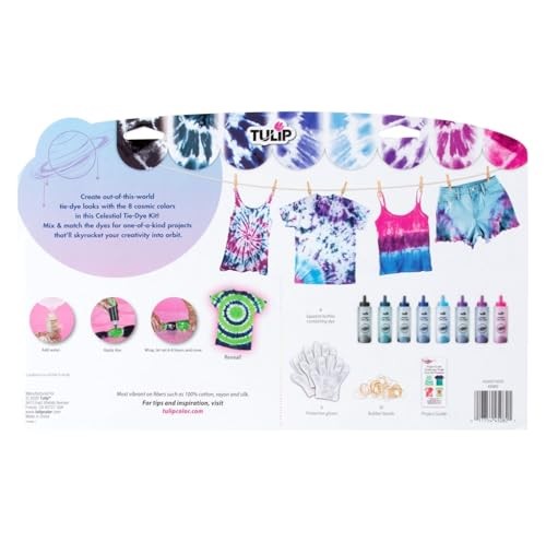 Tulip One-Step Tie-Dye Kit Celestial, Large Party Activity, Celestial