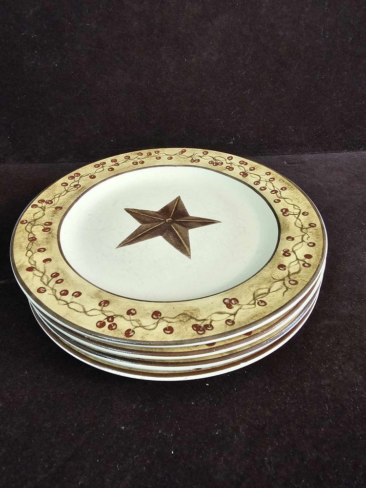 4 Barn Star Salad Plate Ltd Commodities 8 3/4"
