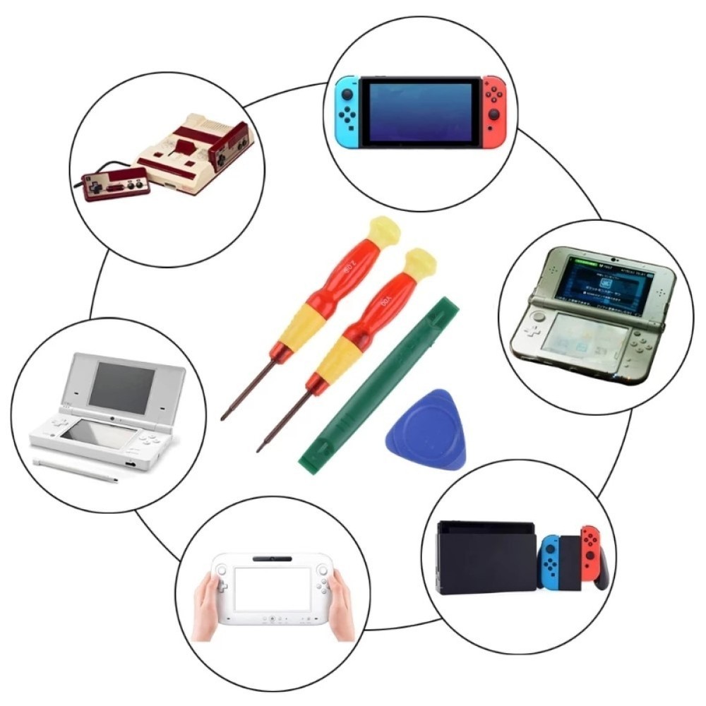 Screwdriver Disassembly Tool Game Cartridges Game Controller Metal+Plastic