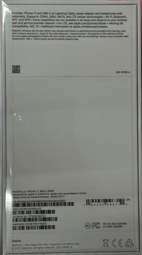 (BOX ONLY) BLUE Iphone 12