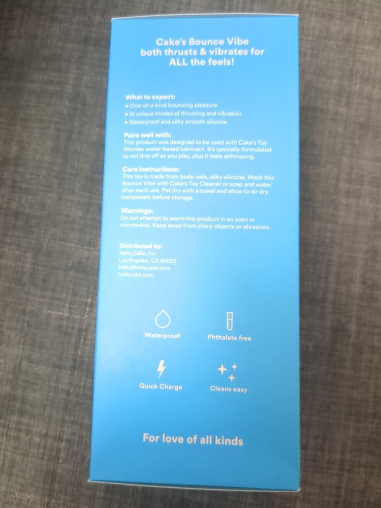 Bounce Vibe Toy Vibrator ( Hello Cake )