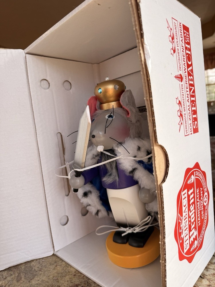 Steinbach Mouse King Nutcracker Handmade Wood Limited Edition Germany 🇩🇪