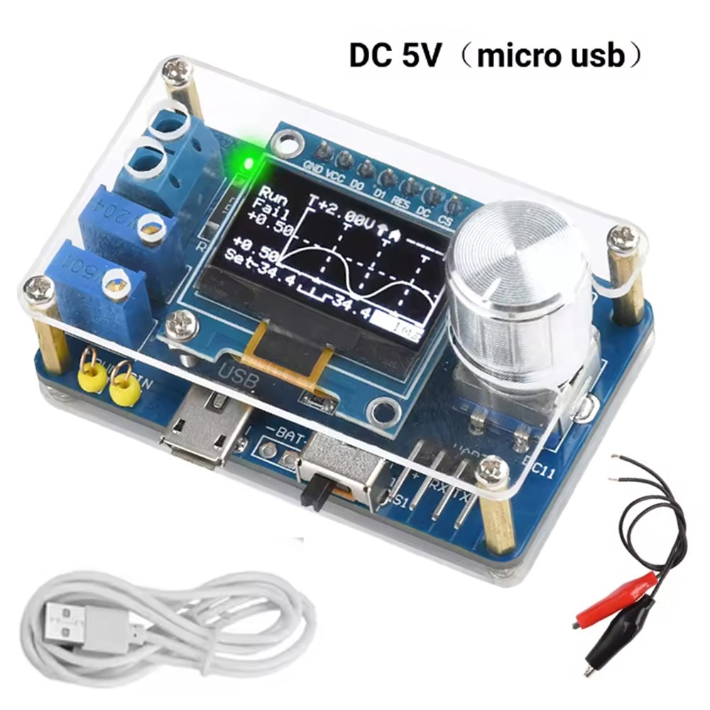 DIY Mini Digital Oscilloscope Electronic Kit STC Soldering Practice Project Kit