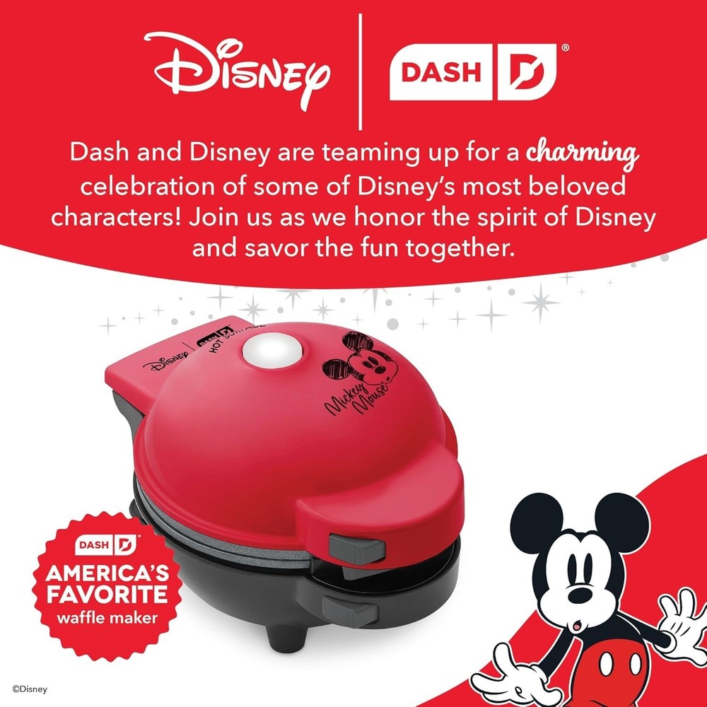 Disney | MultiMaker Mini Maker System - Electric Waffle Maker & Swappable Pla...