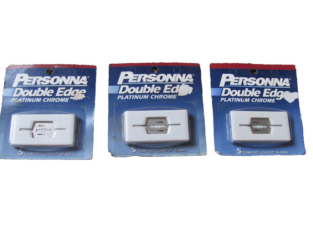 2004 Peresonna double edge platinum chrome 5 blades