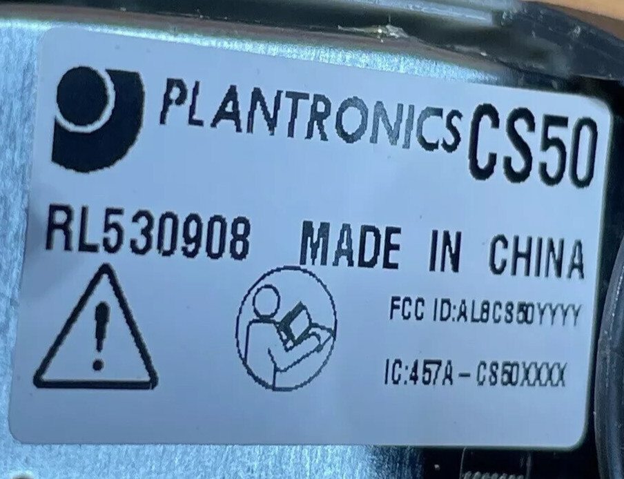 Plantronics CS50 Wireless replacement Headset Earpiece with new Cushions 3-Pack
