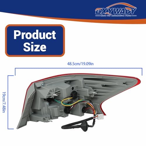 Car Rear Outer Tail Lights Assembly Replacement for Sentra 2016 Left Side