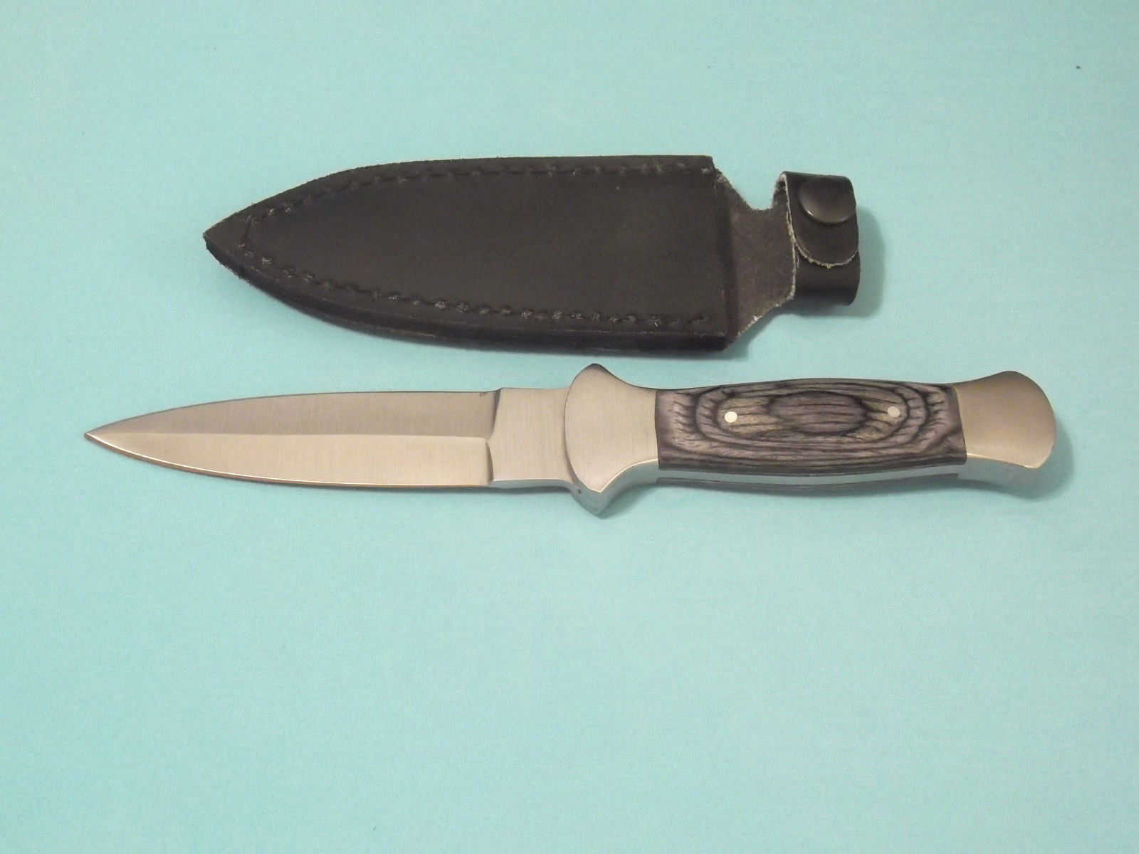 Boot Knife 203403 Black wood dagger full tang knife 7 1/2" overall PA3403 NEW!