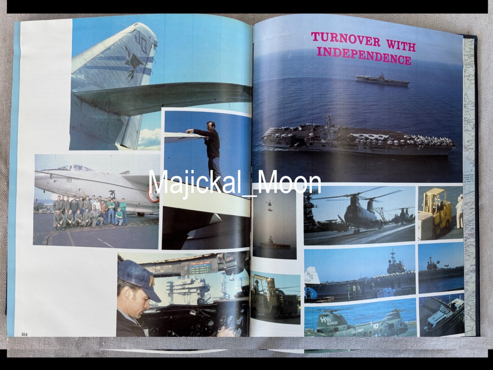 USS Dwight D. Eisenhower CVN-69 Deployment Cruise Book 1981-1982