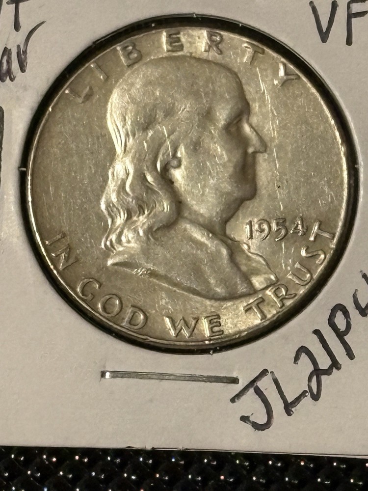1954 Franklin Half Dollar VF++
