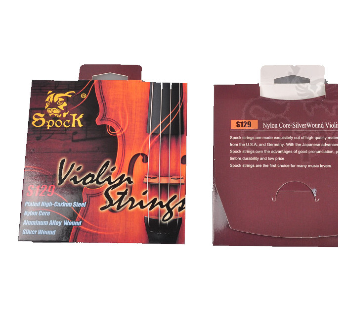 Spock S129 Nylon Violin Strings(Set) in 3/4, 4/4 Full Size
