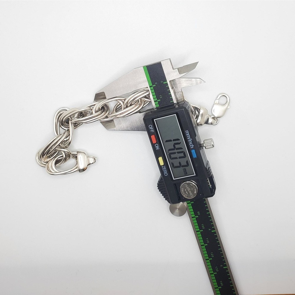 Silver link bracelet
