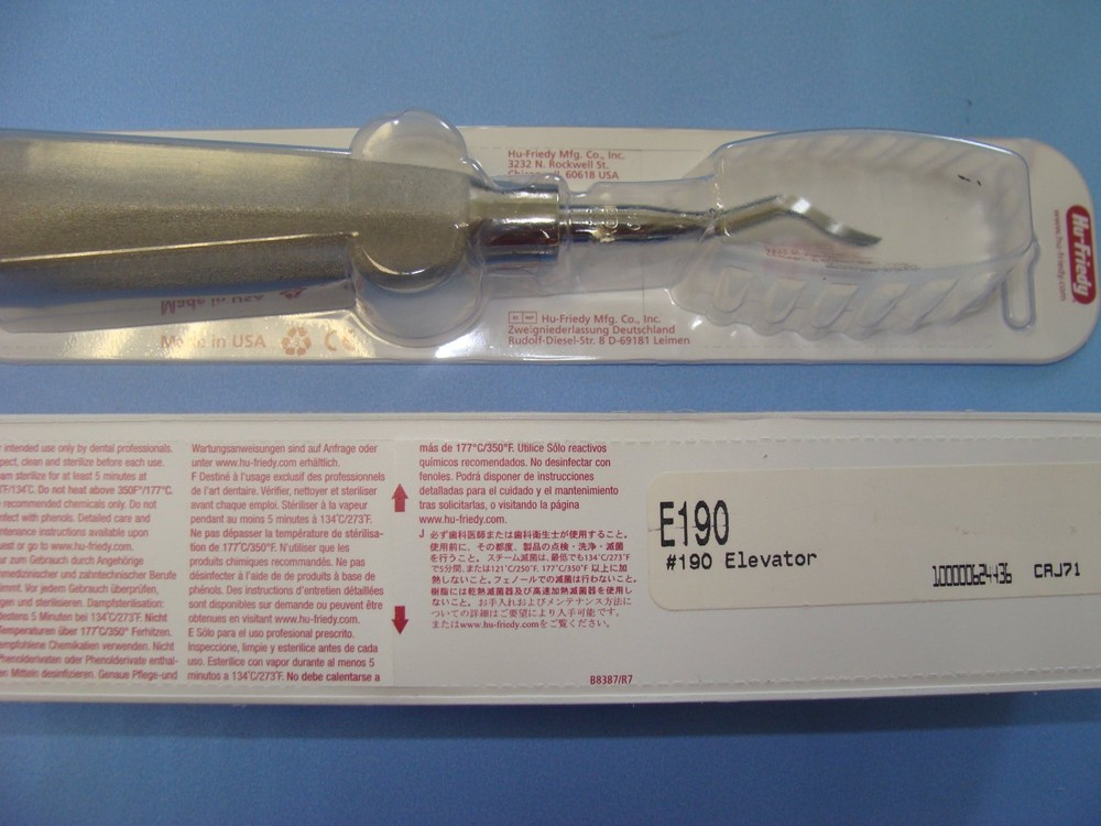 Dental Elevator No 190 | E190 | HU FRIEDY