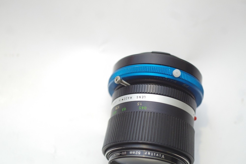Mamiya Auto XTL ES Lens onto Sony E mount Camera Adapter