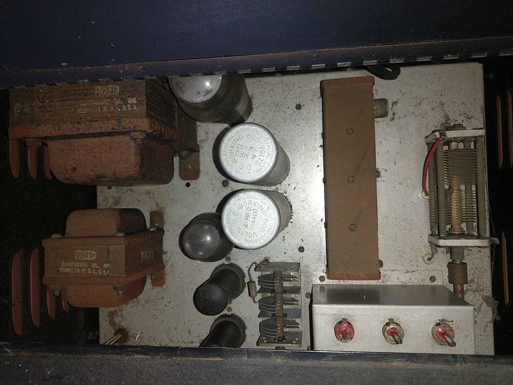 LYSCO 500 / 600 Transmaster CW Transmitter Ham Radio Rare with schematics