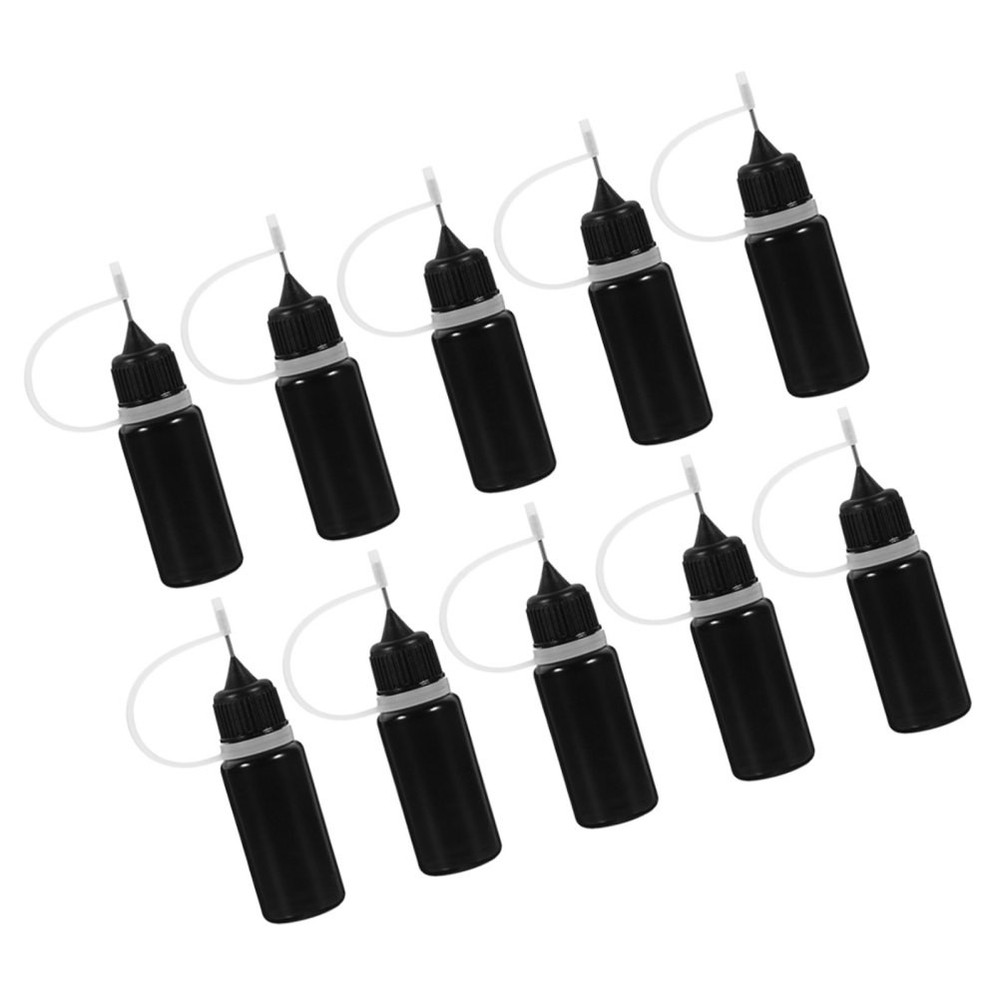 30 Pcs Precision Glue Tip Applicator Bottle Emptying Kit Plastic Bottles Fine