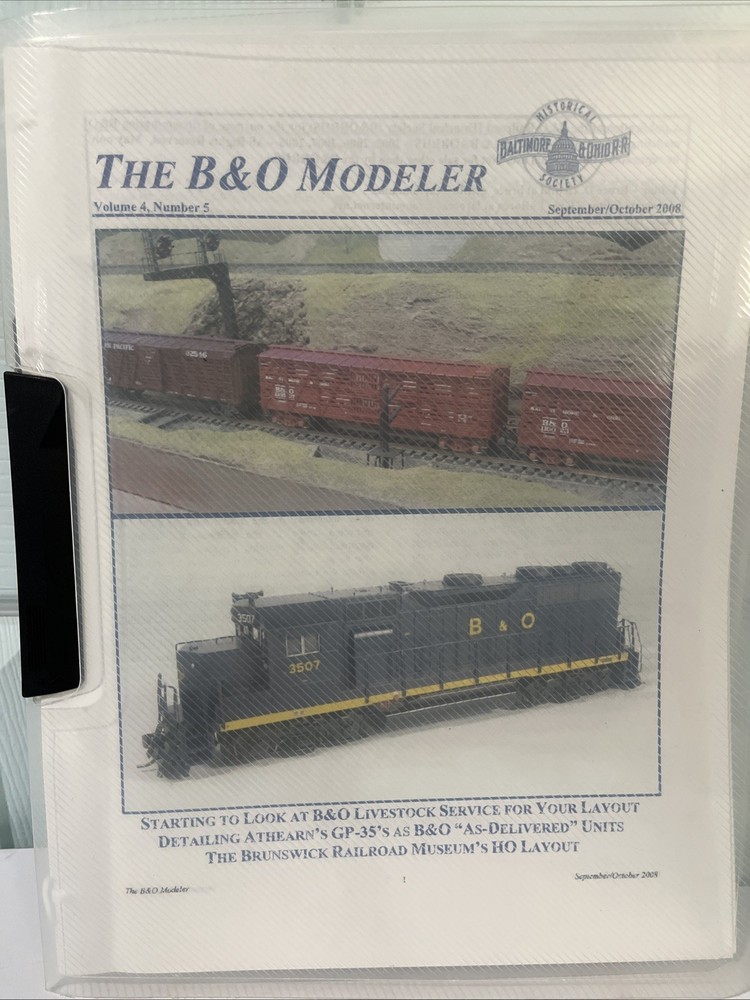 The B & O Modeler Volume 4 Numbers 2, 4 And 5