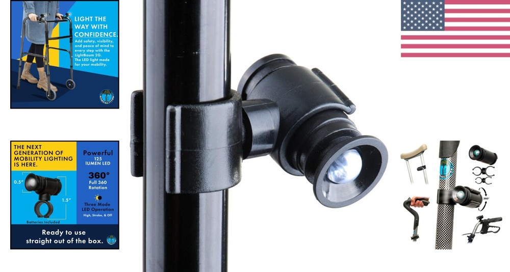 LightBaum 2G: Innovative LED Light for Mobility Aids – Safe Night Navigation