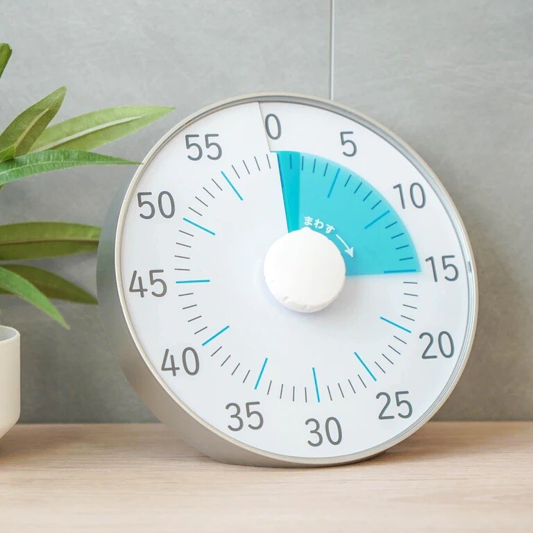SONIC Reading Timer 3078  Count Down Up Clock 19cm 60mins Children Homework Use