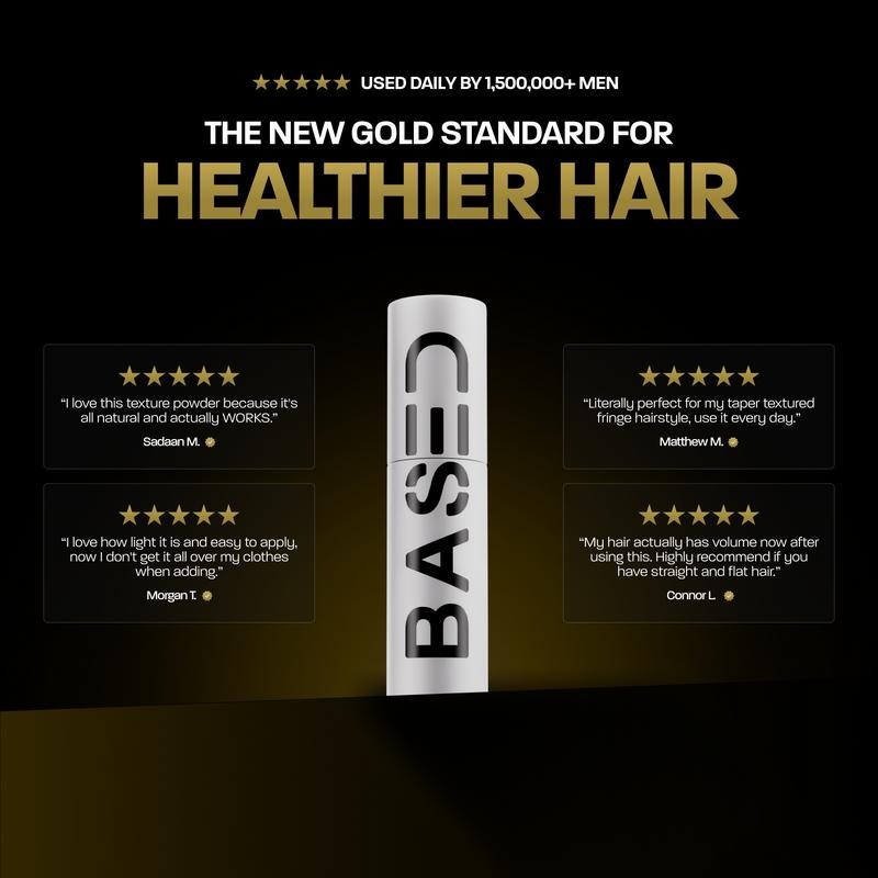 BASED Hair Texture Powder | Instant Volume & Texture | Lightweight, Matte Finish