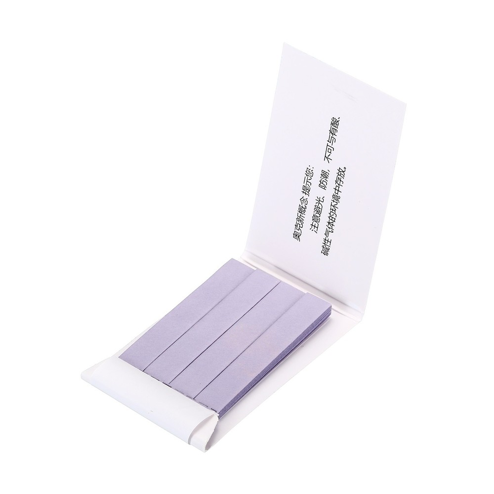 PH test strips, 4pcs 80 indicator maps sunflower tester, blue
