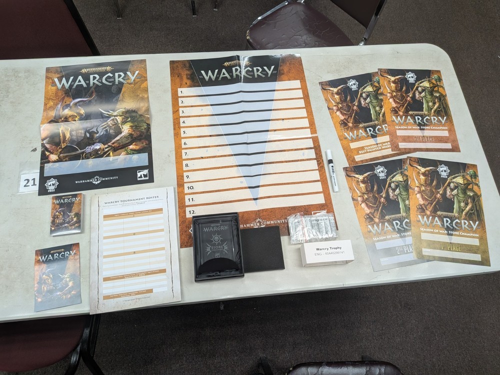 War Cry Organize Play Kit Pack 2022 Games Workshop