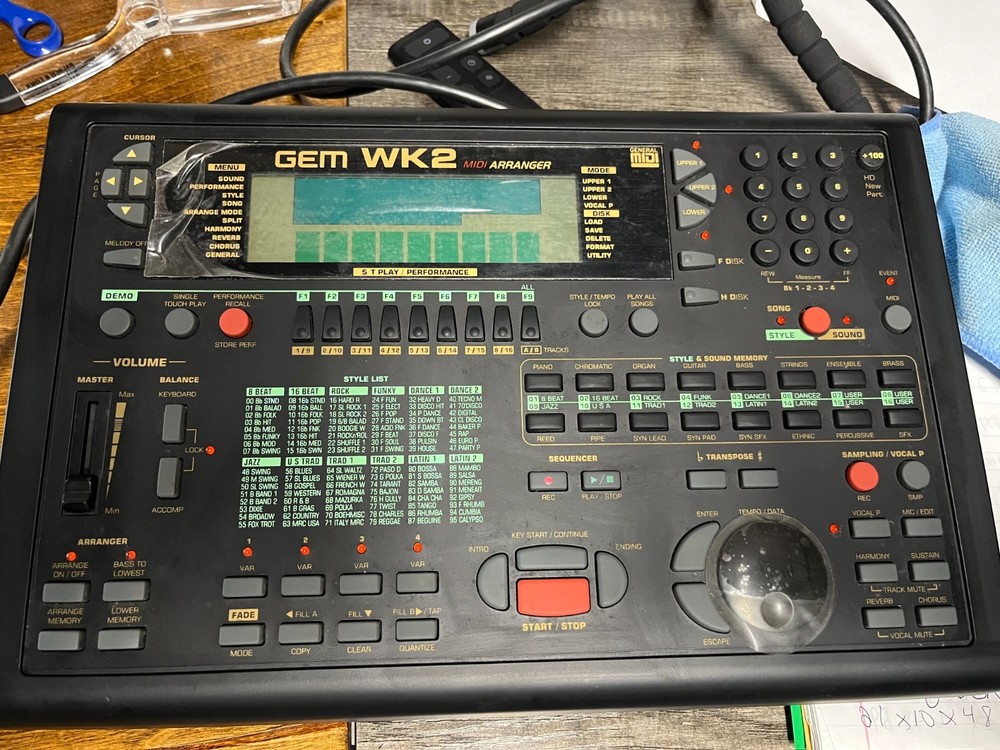 GEM WK2 module EXPANDER realtime midi arranger