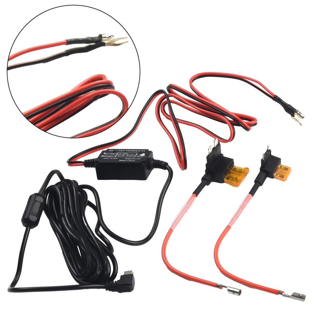 Power Cable Series For DVR-Recorder New Next Base Hardwire Fuse-Dash Cam Camera
