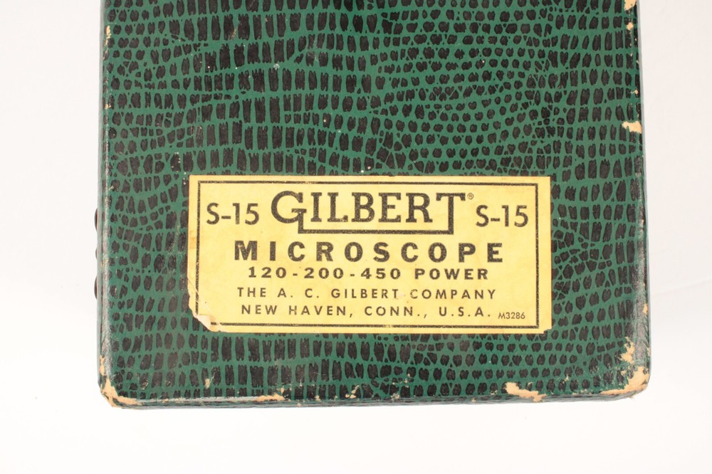 Gilbert Microscope Vintage S-15 with Original Case Needs Mirror