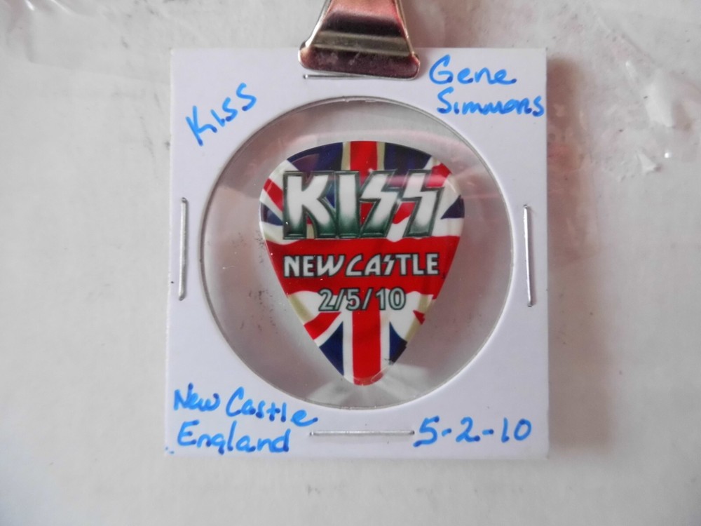 KISS "GENE SIMMONS" 5/2/10 GUITAR PICK~READ DESCRIPTION #9 ~18