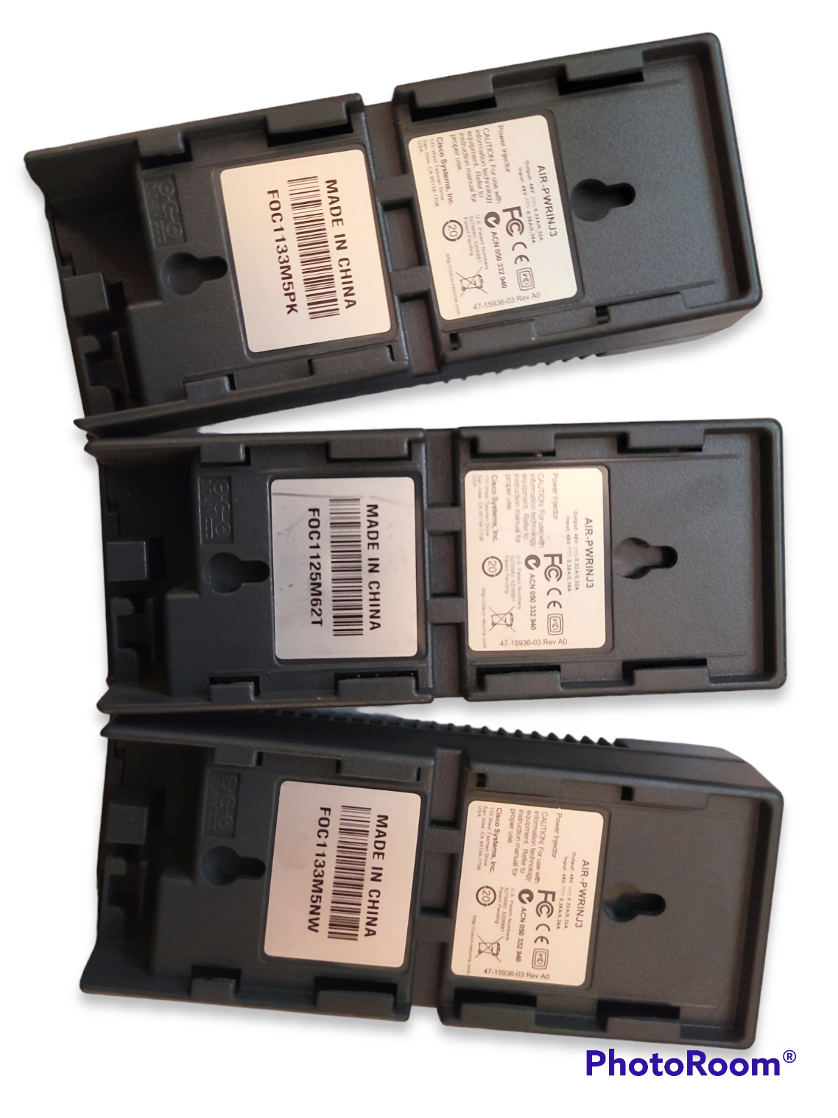 Cisco Aironet Power Injector 48V PoE AIR-PWRINJ3 Lot External 100Base TX Network