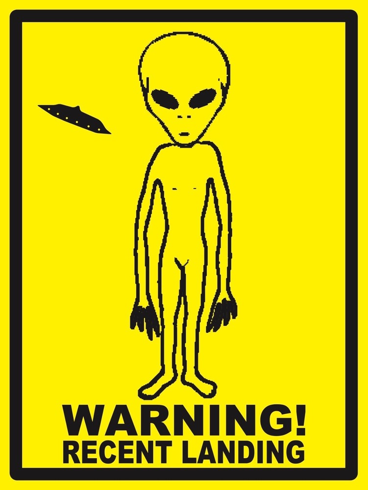 WARNING...RECENT LANDING - SIGN- #PS-489/90 ....LARGE