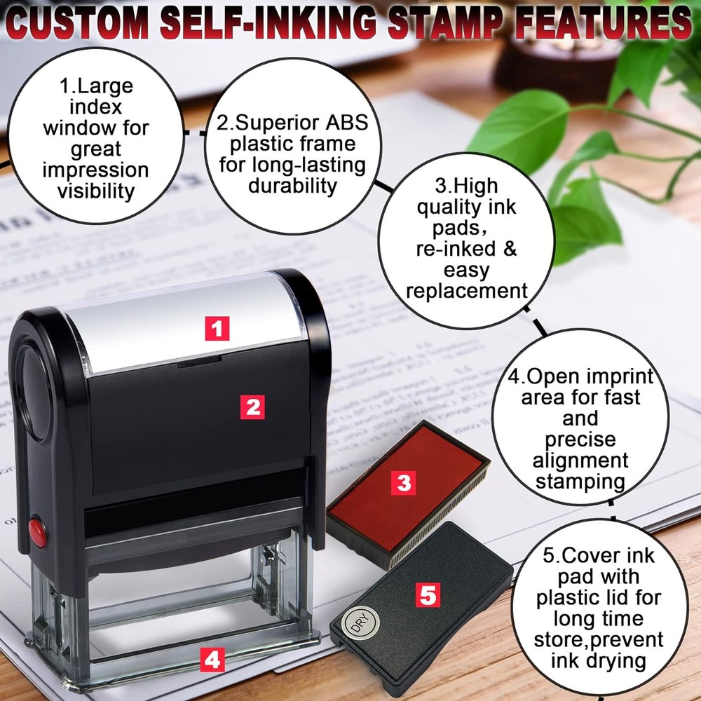 Return to Sender Stamps Office Self Inking Deceased