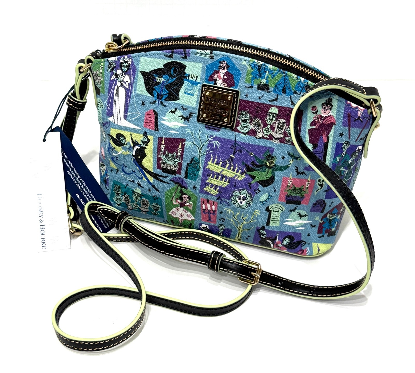 DISNEY x DOONEY & BOURKE Haunted Mansion CROSSBODY BAG Madame Leota NEW wTAGS