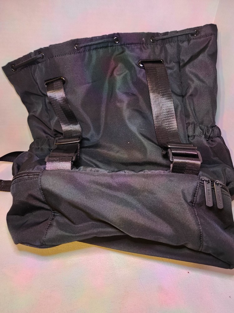 Beyondyoga black drawstring, backpack, shoulder , bag