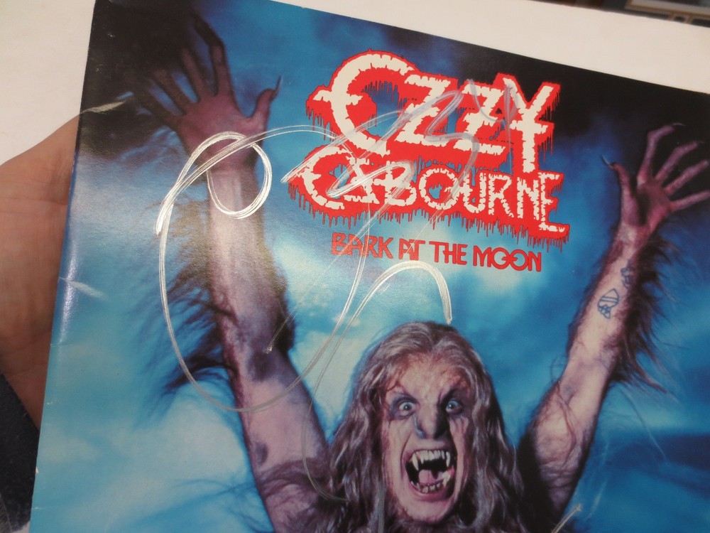 Ozzy Osbourne & Jake E. Lee Autographed Bark At The Moon World Tour 1984 Program