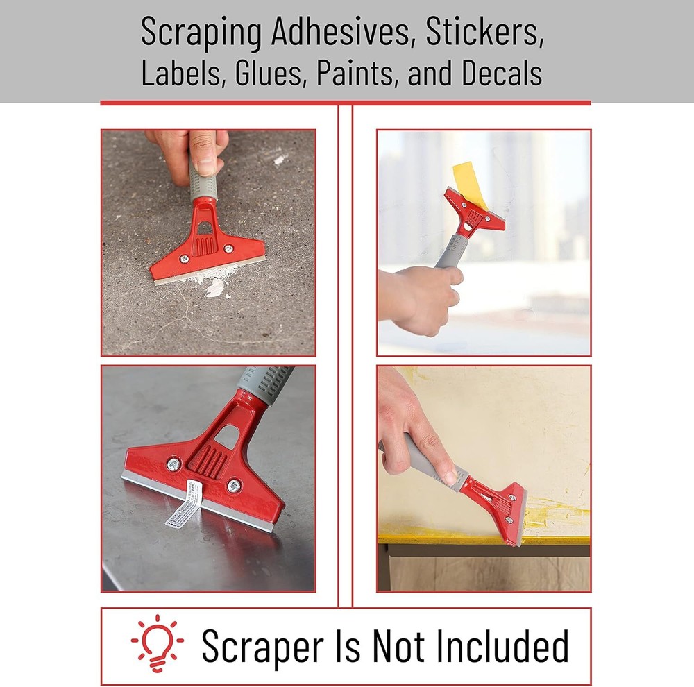 Bates- Replacement Scraper Blades, 4 Inch, 10 Pcs, 10 Pcs