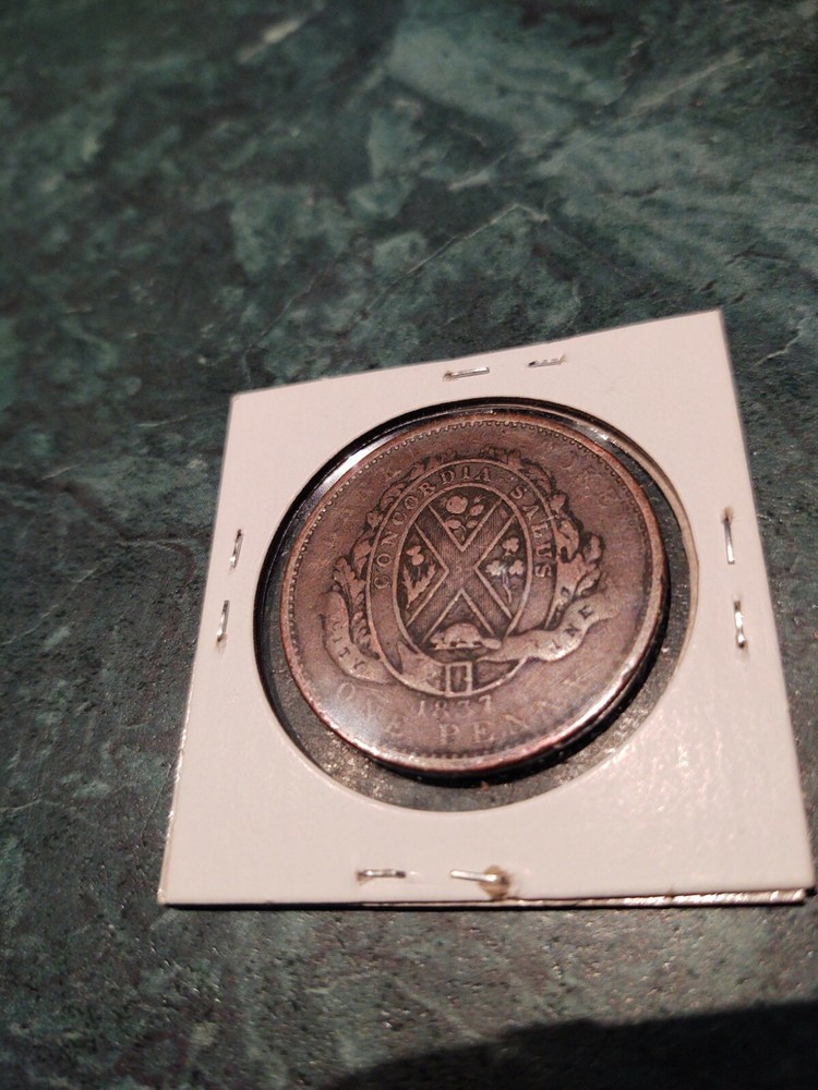 1837 One Penny Copper Token