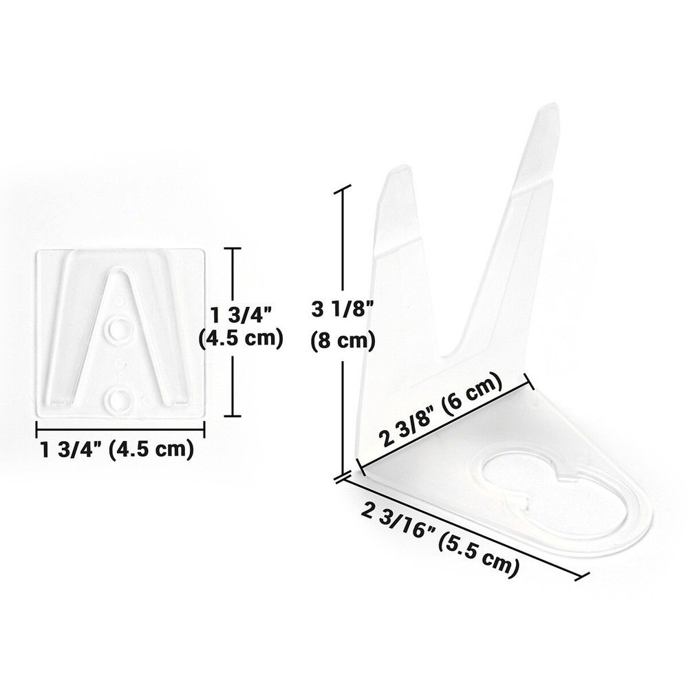 DELight Light Clips for C7 C9 100Pcs Shingle Tabs 100Pcs Parapet Clips