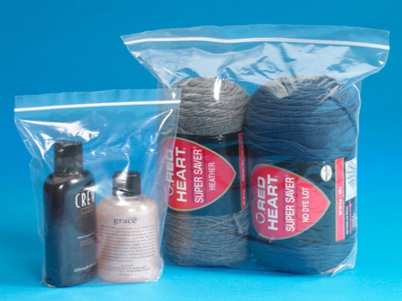 1 Mil Expandable Gusseted Poly Bags Clear Polyethylene Multiple Sizes LDPE