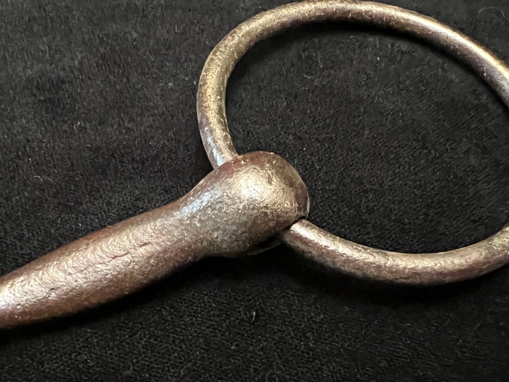 Antique Blacksmith Forged Iron Horse Bit
