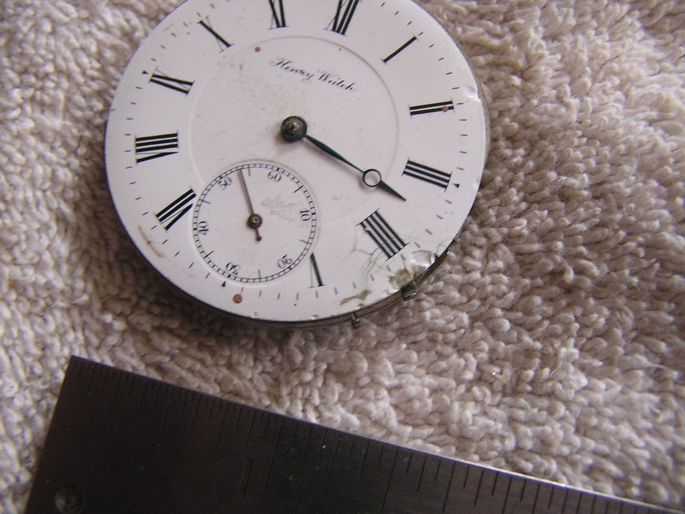 Antique Henry Pocket Watch Movement