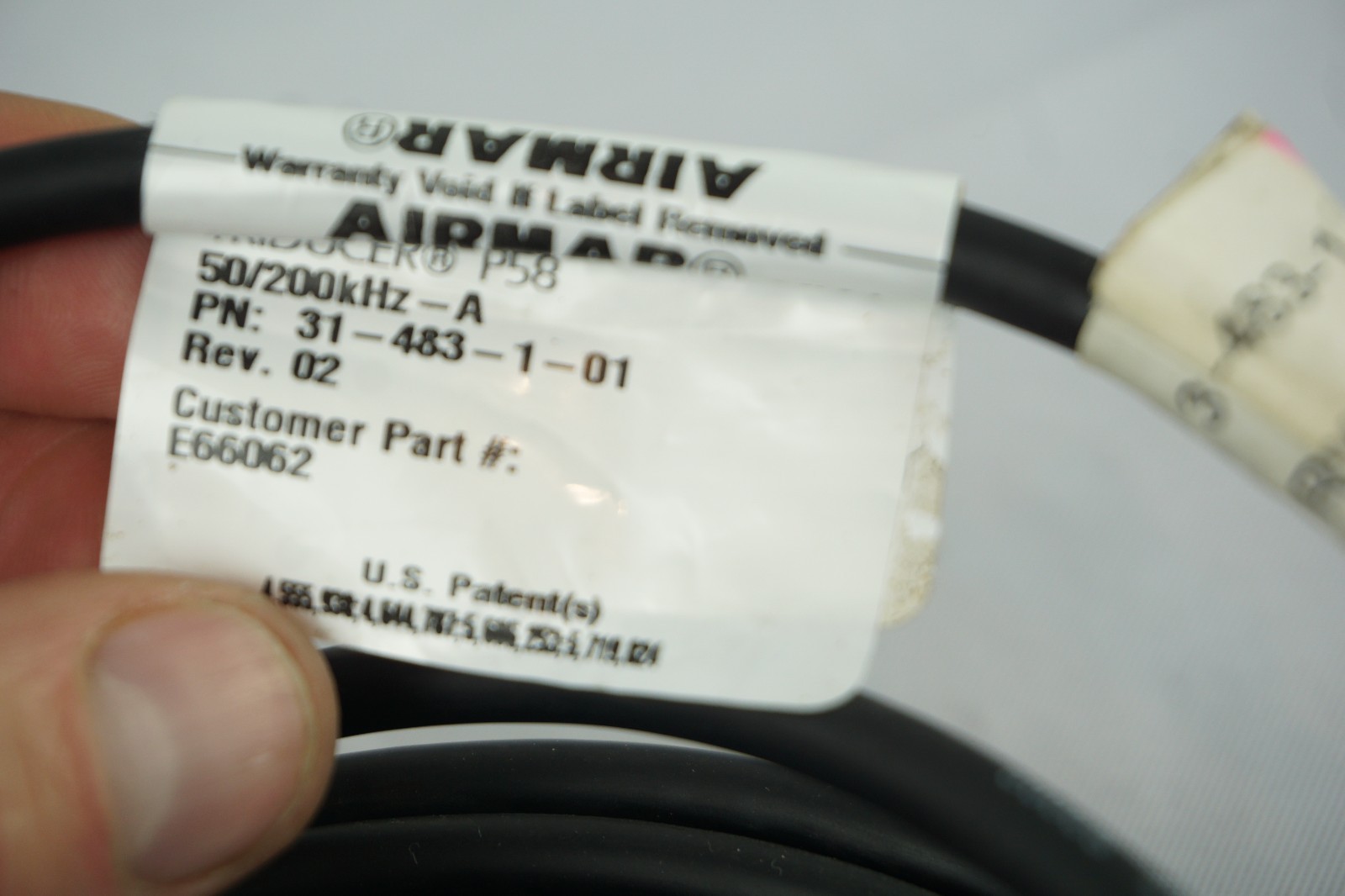 Raymarine Airmar P58 Triducer 50/200 kHz Transom Mount Transducer NEW